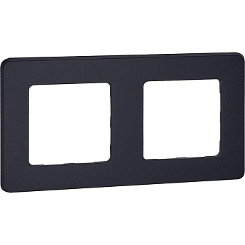 Рамка 2-м Inspiria антрацит IEK 673943