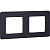 Рамка 2-м Inspiria антрацит IEK 673943