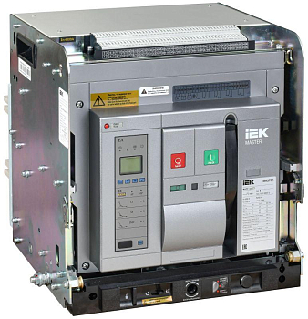 Выключатель автоматический воздушный 3п F 4000А 85кА AC ВА77 W3P EA выдвижн. с комплектом аксессуаров MASTER IEK MI-ACB10-3WF-085-4000-ACF