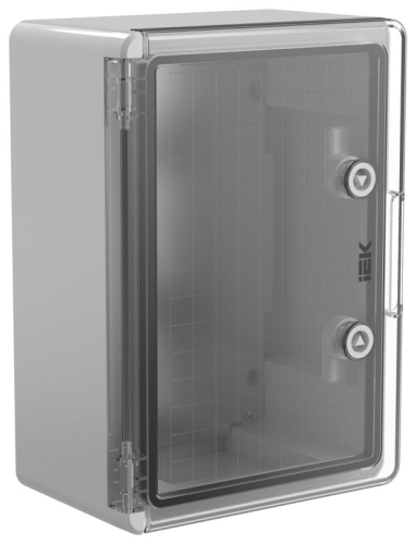 Корпус ЩМПп 350х250х150 IP65 УХЛ1 прозр. дверь пластик. IEK MKP92-N-352515-65