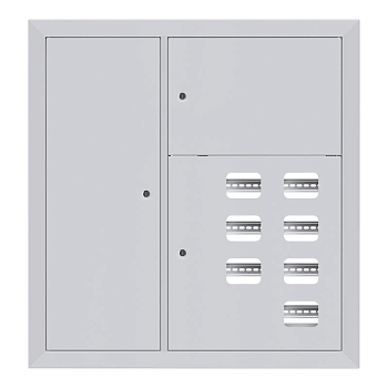 Щит этажный 7кв. слаботочка слева (1000х950х160) Basic EKF mb28-v-7z