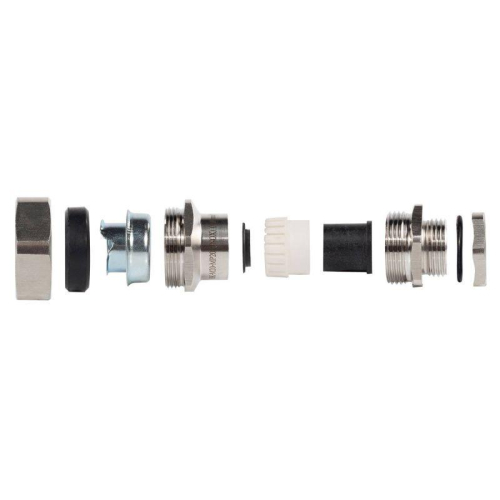 Ввод кабельный для металлорукава ВК-М16(6-12мм)-МР15 (INOX) нерж. сталь Fortisflex 89110