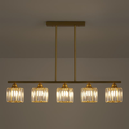 Люстра Ferrera 200Вт E27х5 IP20 Freya FR5474PL-05G