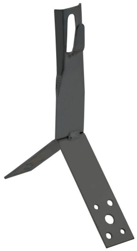 Держатель проводника круглого 6-8мм конька H=80мм оцинк. сталь TD IEK ZDP80-13-4-68-80