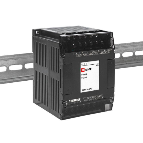 Модуль аналогового вывода REMF 4 PRO-Logic (без поверки) EKF REMF-A-4AO