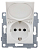 Механизм розетки 1-местн. с/з с з/ш и крышкой СП Ugra 16А IP20 250В бел. матов. GUSI С11Р91-041