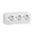 Розетка 3-м ОП Quteo 16А IP20 250В 3х2P+E с заземл. защ. шторки бел. IEK 782238 Розетка 3-м ОП Quteo 16А IP20 250В 3х2P+E с заземл. защ. шторки бел. IEK 782238