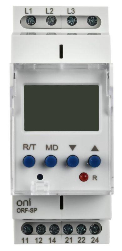 Реле фаз ORF-SP 3ф. 2 конт. 130-650В AC ONI ORF-SP-130-650VAC