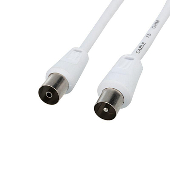Шнур TV Plug - TV Jack 1.5м бел. Rexant 18-0002