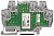 Колодка клеммная с миниатюрным переключающим реле 1 конт. сер. WAGO 859-358