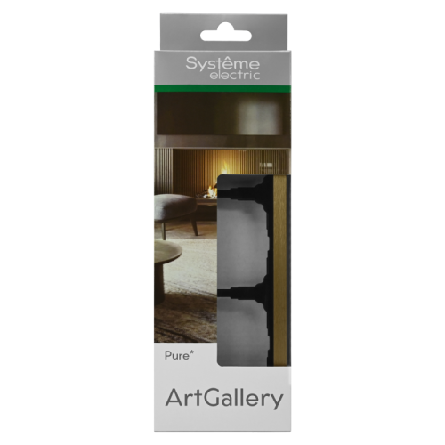 Рамка 3-м ArtGallery Pure метал. латунь SE GAL312203