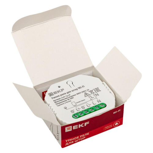 Реле для штор в подрозетник Умное Wi-Fi Connect EKF scsh-1g-wf
