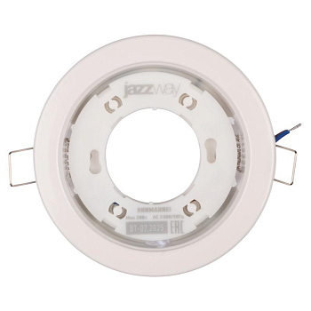 Светильник PGX53 10639.1 106х39мм под лампу GX53 до 20Вт встраив. бел. (пакет) JazzWay 5067080