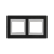 Рамка 2-м 4мод. Avanti алюм. черн. DKC 4402834 Рамка 2-м 4мод. Avanti алюм. черн. DKC 4402834