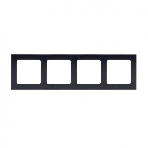 Рамка 4-м Стокгольм металл. черн. PROxima EKF EZM-G-305-10