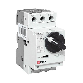 Выключатель автоматический для защиты двигателя GV2P 6.3-10А EKF gv2pm-10