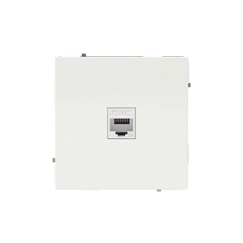 Розетка компьютерная 1-м KANT RJ45 кат.5E без шторки бел. песок DKC 7010663