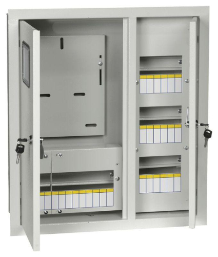 Корпус ЩУРв-3/30 TITAN 550х500х165мм IP31 метал. IEK MKM35-V-30-31-1-ZO