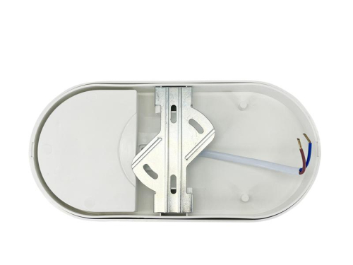 Светильник светодиодный WP 15 C 12W OP 840 W10L22 WH MDM 220х106х60мм 12Вт 4000К IP54 ЖКХ овал. пылевлагозащ. с датчиком движ. бел. Русский Свет 15071524500