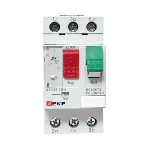 Выключатель автоматический для защиты двигателя АПД-32 2.5-4А EKF apd-me-4.0