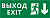 Пиктограмма ДСО-IP20 "Выход Фигура - вниз 1" DEKraft 60424DEK