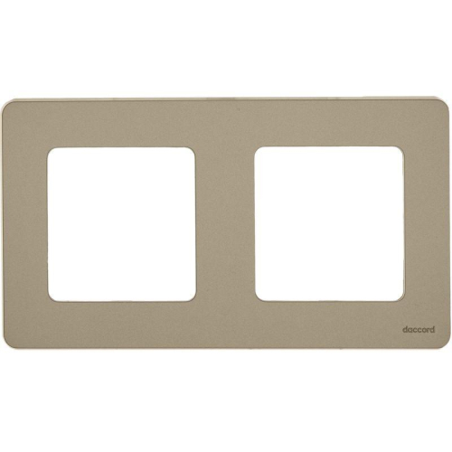 Рамка 2-м Inspiria шампань IEK 673948