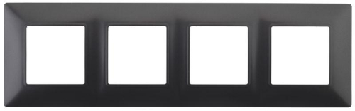 Рамка 4-м 14-5004-05 Elegance антрацит ЭРА Б0034403