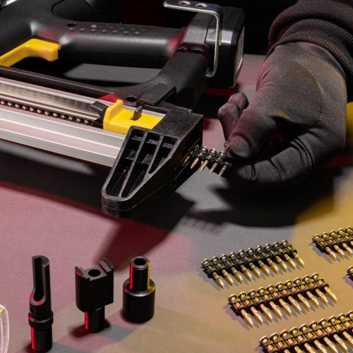 Пистолет монтажный газовый гвоздезабивной GN95 95Дж длина гвоздей 15-40мм d2.7-3мм KRANZ KR-16-1650