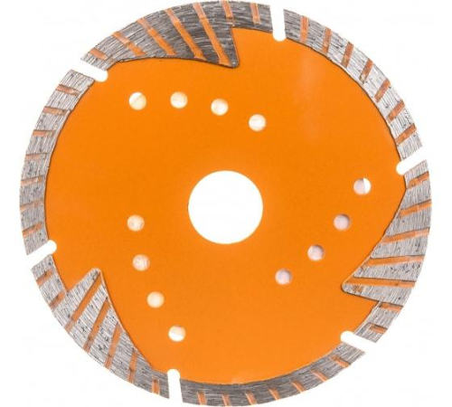 Диск отрезной алмазный сегментный Турбо 125х22.2мм сухая резка Вихрь 73/10/3/21