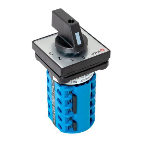 Переключатель кулачковый ПК-1-103 3п 10А "0-1-2-3" IP65 EKF pk-1-103-10-65