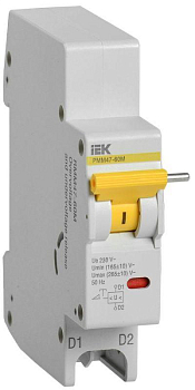 Расцепитель минимального и максимального напряжения РММ47-60М на DIN-рейку для ВА47-60M KARAT IEK MVA31D-RMM