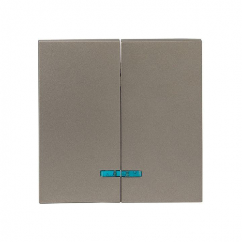 Панель лицевая Валенсия для выключателя 2-кл. с индикатором 10А кашемир PROxima EKF ESV10-L-123-40