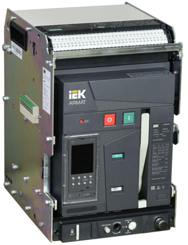 Выключатель автоматический воздушный 3п A 630А 55кА TD выдвижн. с комплектом аксессуаров ARMAT IEK AR-ACB-3VA-055-0630A-TDCF