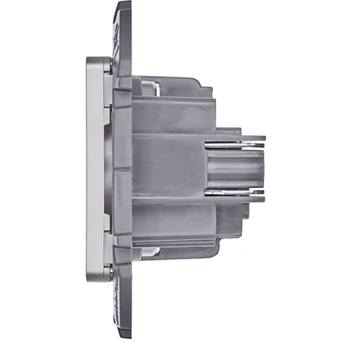 Розетка 1-м СП Inspiria 16А IP20 250В 2P механизм алюм. IEK 673712