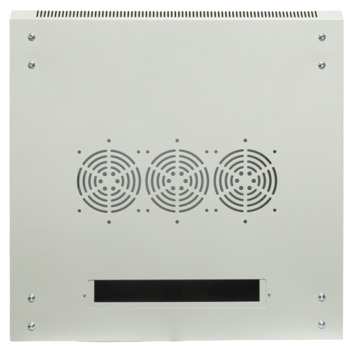 Шкаф настенный 19дюйм TERACOM PRO 12U 600х450мм дверь стеклянная с замком-ручкой сер. EKF TRP-WLL-1264-40G