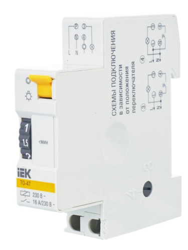 Таймер освещения ТО-47 16А 230В на DIN-рейку KARAT IEK MTA30-16