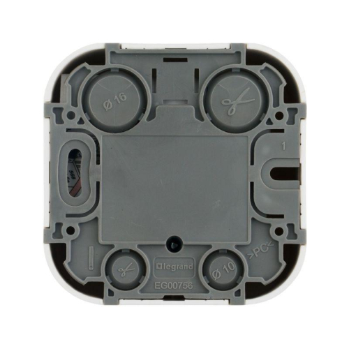 Розетка компьютерная 1-м ОП Quteo RJ45 кат.5E UTP бел. IEK 782224