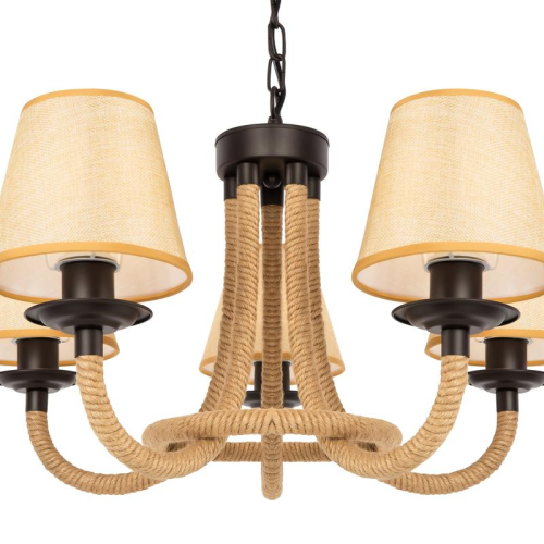 Люстра Corda 60Вт E14х5 IP20 Freya FR4402-PL-05-GB