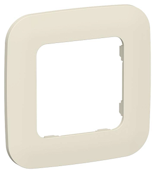 Рамка 1-м СП FLITE РУ-1-А-ФлСл сливочный IEK FI-M12-31-20-K86