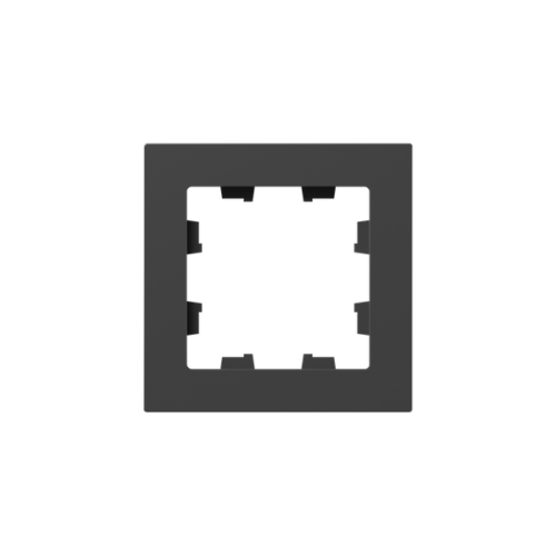 Рамка 1-м Эпика пластик черн. EKF UP1-FPB-01