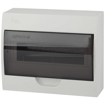 Бокс навесной ЩРН-П-12 12мод. IP41 пластик SIMPLE NO-box_simple-plastic_12_surface BOXS12 Эра Б0041525