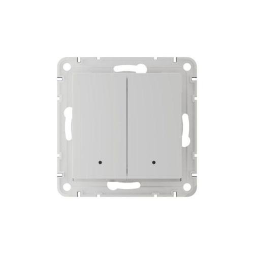 Выключатель 2-кл. AtlasDesign Smart 10А (сх. 5) L+N с подсветкой Zigbee механизм бел. SE ATN000153Z