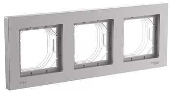 Рамка 3-м AtlasDesign Aqua IP44 алюм. SE ATN440303
