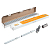 Комплект заземления безмуфтовый d20мм 6м сталь гор. цинк. OBO 5000756