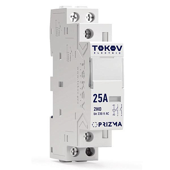 Контактор модульный 18мм 25А 230В АС 2НО PRIZMA TOKOV ELECTRIC TKE-PZ-MC-1-25-230-20