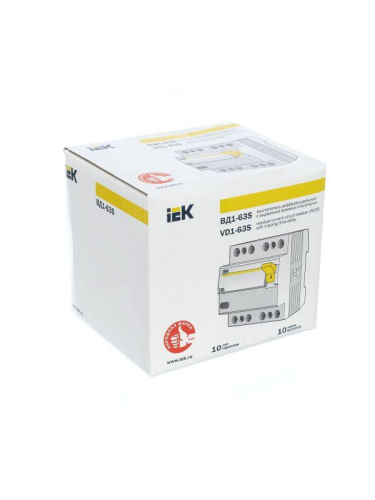 Выключатель дифференциального тока (УЗО) 4п 40А 100мА тип ACS ВД1-63S KARAT IEK MDV12-4-040-100