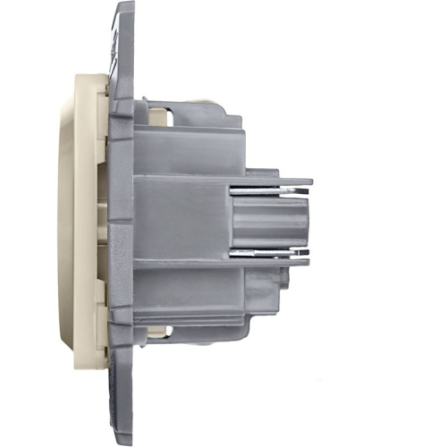 Розетка 1-м СП Inspiria 16А IP20 250В 2P+E защ. шторки немецк. стандарт механизм сл. кость IEK 673731