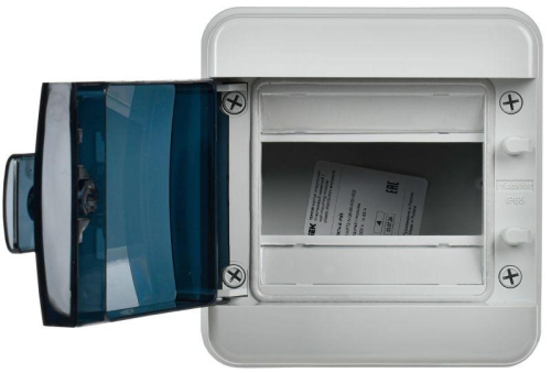 Корпус КМПн-6 TEKFOR IP65 черн. прозр. дверь пластик. IEK TF5-KP72-N-06-65-K03-K02