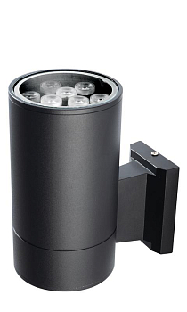 Светильник светодиодный архитектурный PWL-200110/30D 1х9Вт 6500К BL IP65 фасадный исполнение односторон. черн. Pro JazzWay 2857965B