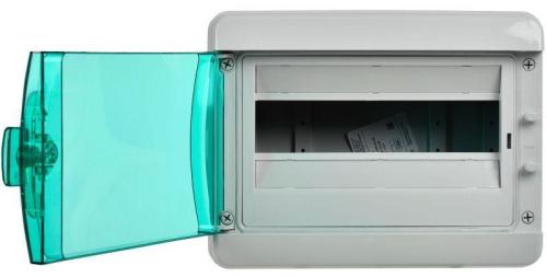 Корпус КМПн-12 TEKFOR IP65 зел. прозр. дверь пластик. IEK TF5-KP72-N-12-65-K03-K06